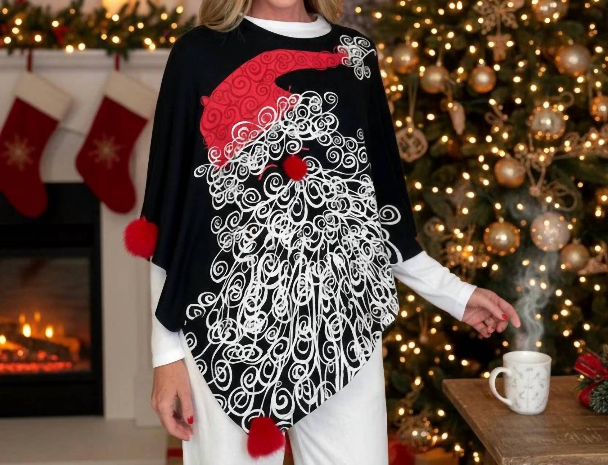 Mccc Sportswear - Scrolly Santa Poncho