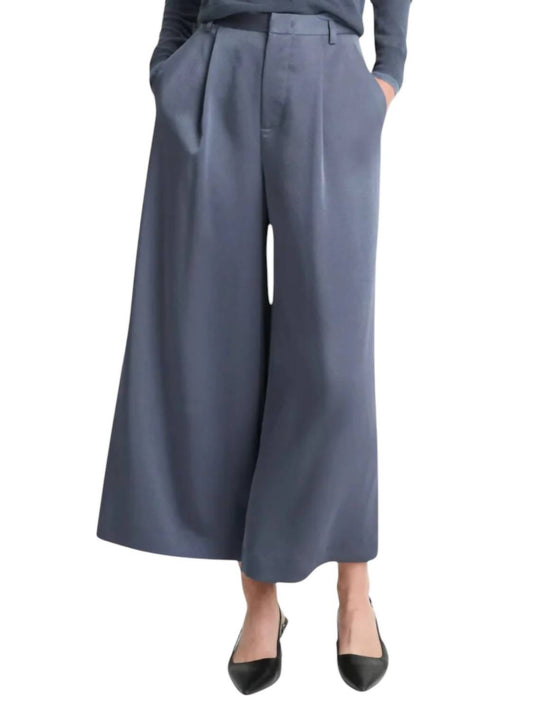 Vince - MID RISE SATIN CULOTTE PANTS