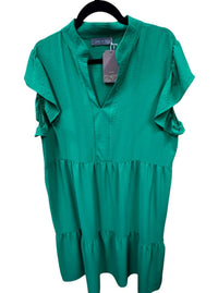 Pixi + Ivy Women's Long Tier Dress in kelly green - women's dress