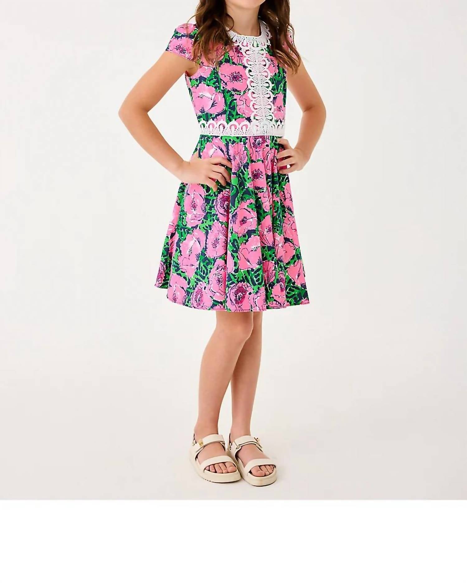 Lilly Pulitzer - Girls Idala Short Sleeve Dress