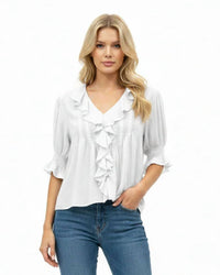 Strawberry Paris - Greta Cotton Blouse
