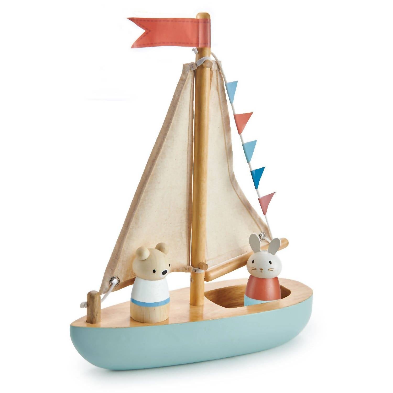 Tender Leaf Toys - Kid's Sailaway Boat