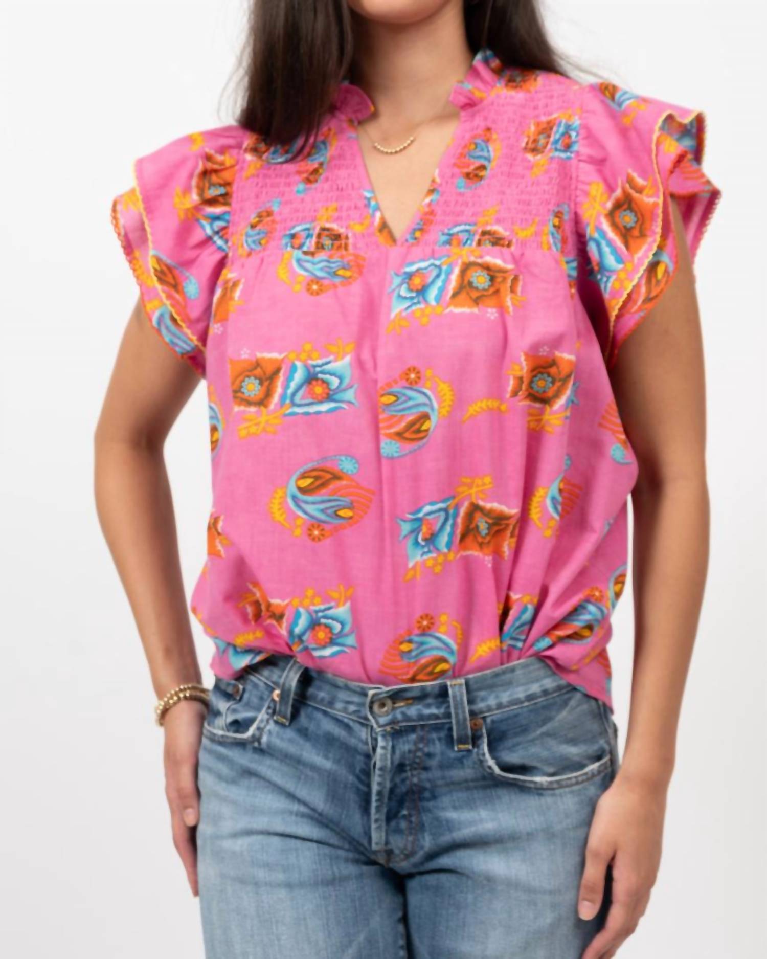 Ivy Jane - Smocked Yoke Blouse