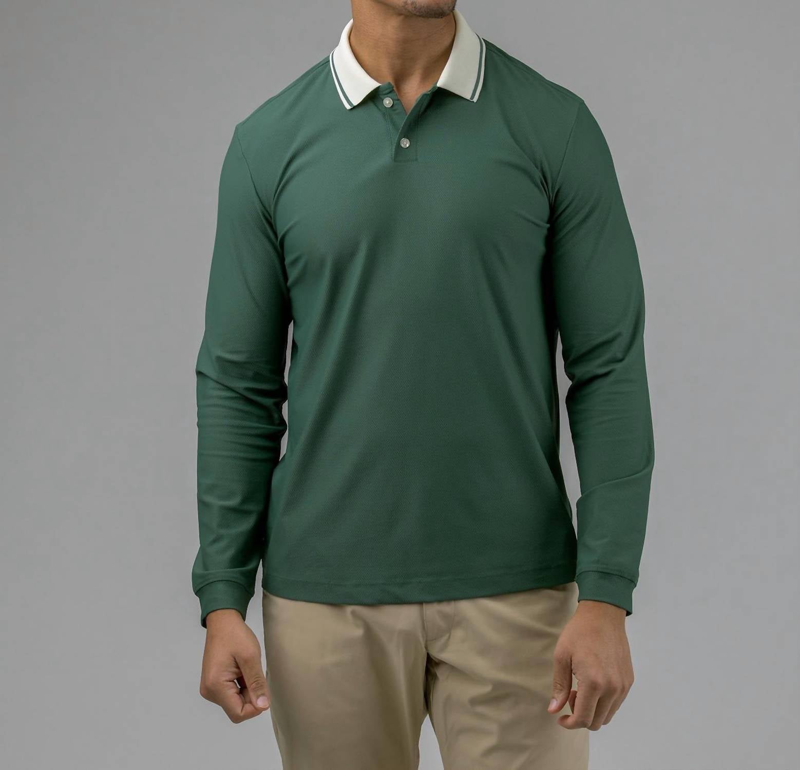 Good Good Golf - Born To Golf Long Sleeve Polo