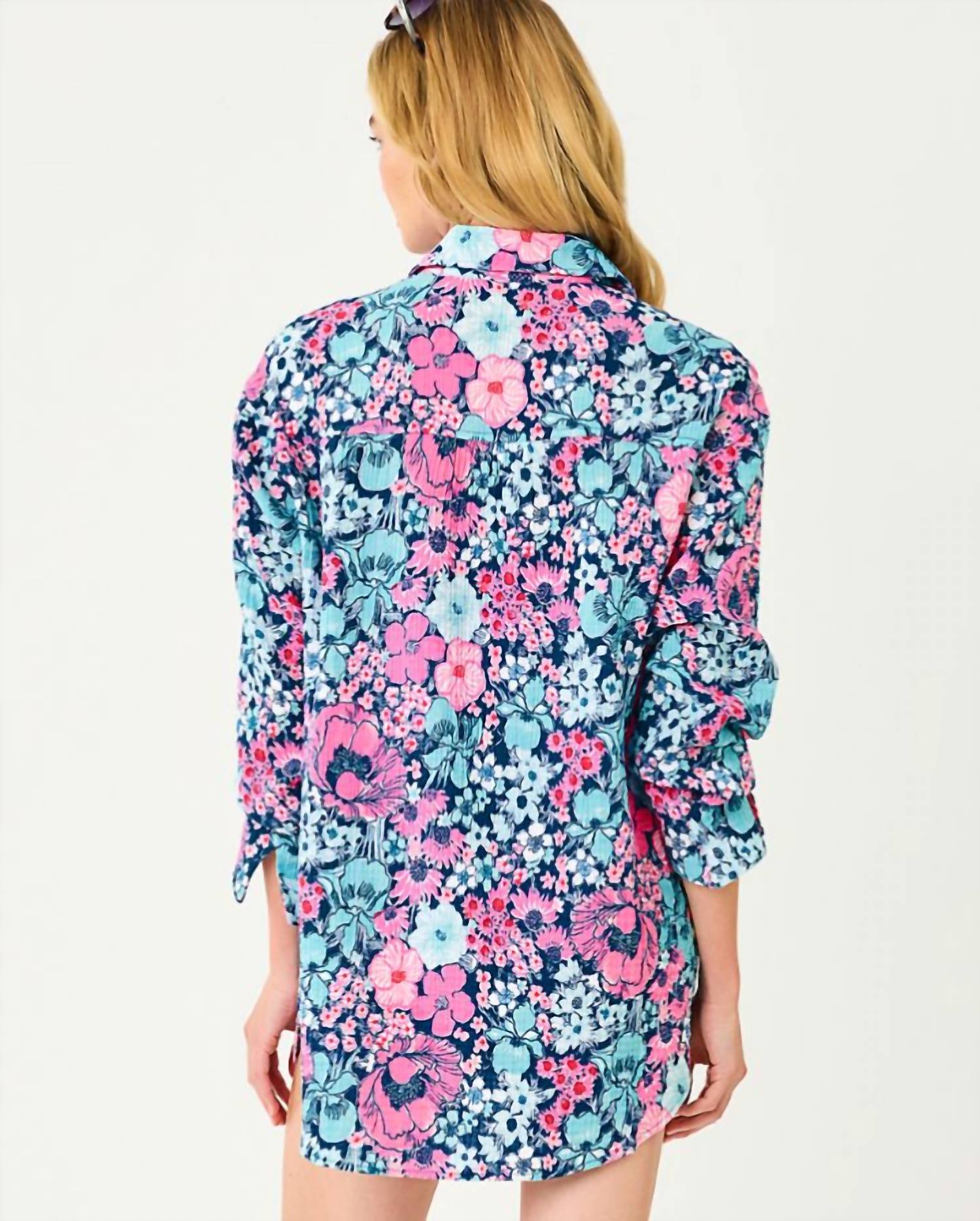 Lilly Pulitzer - Kwitney Long Sleeve Cover-Up Shirt