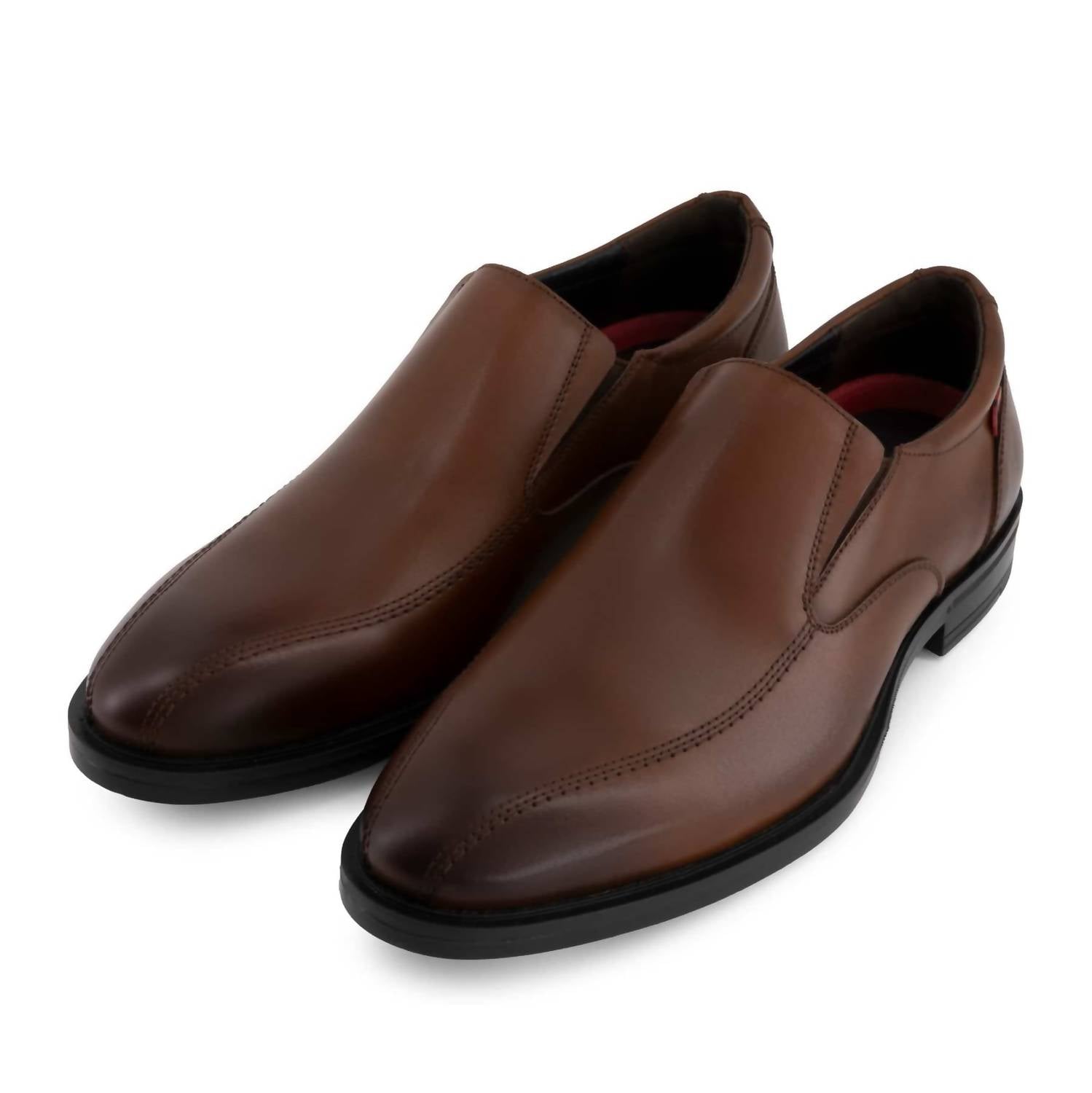 Andrea Men's Slip On Leather Loafer in light brown - men's loafer - view 4