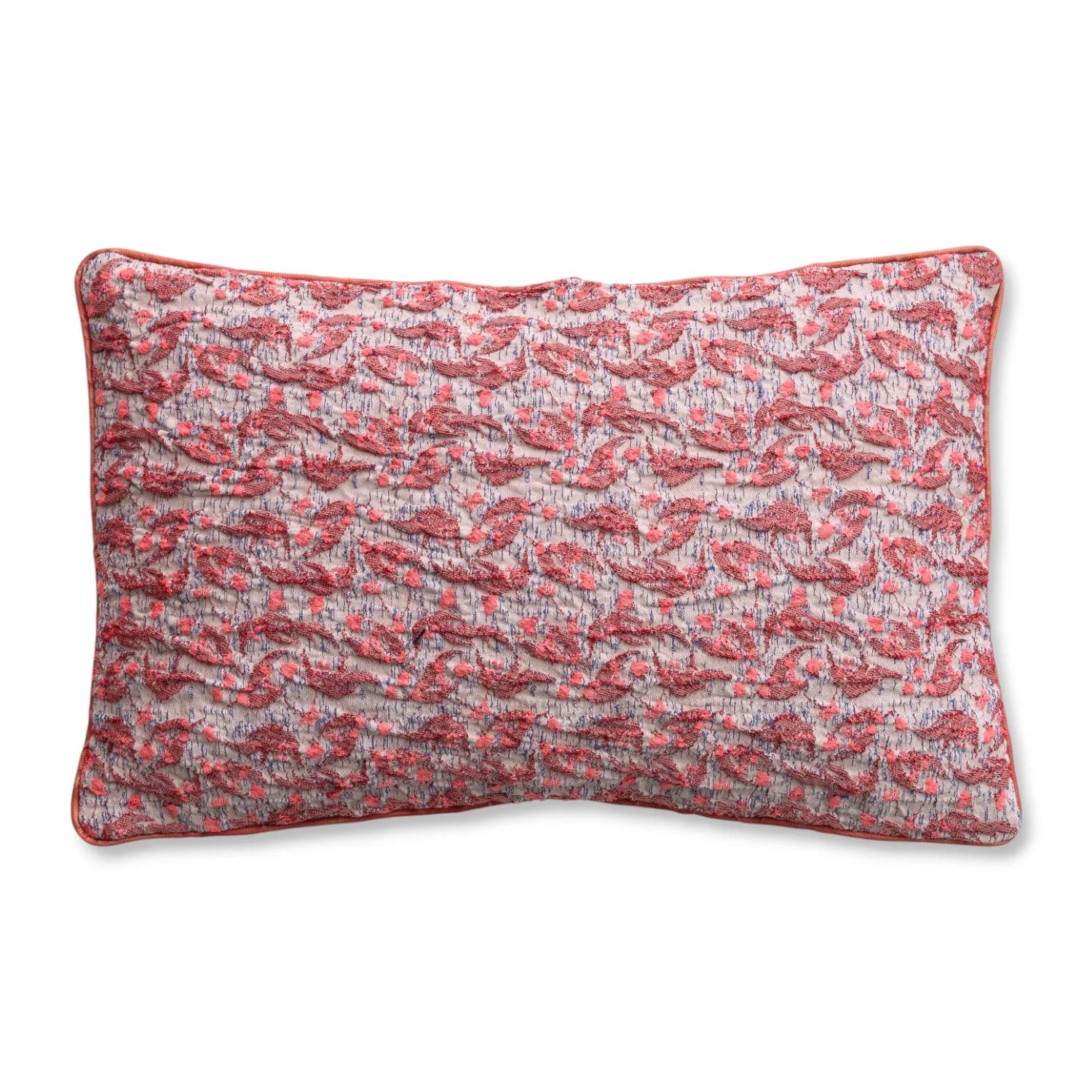 Creative Co-Op - Textured Woven Pattern Lumbar Pillow