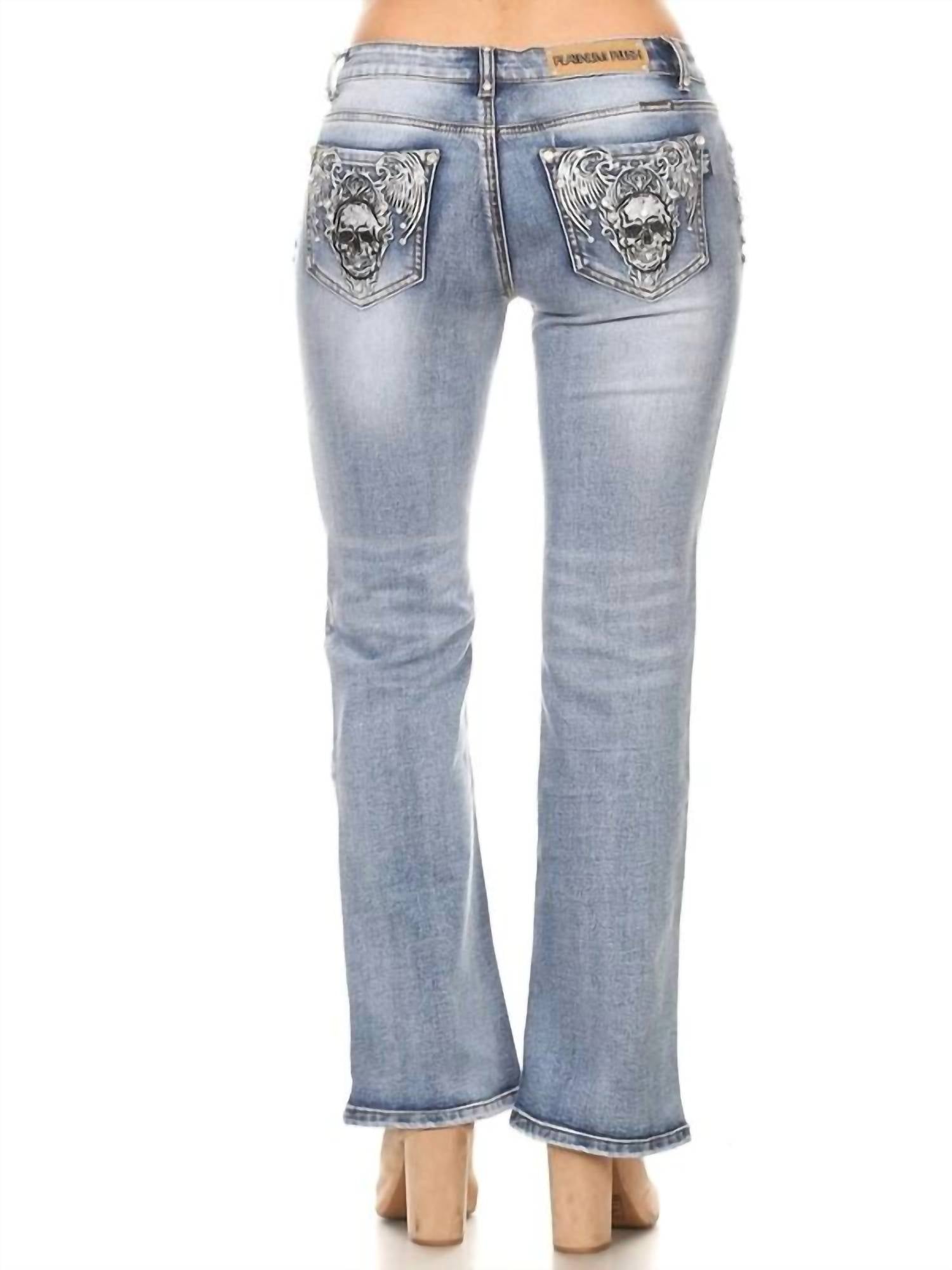 Bus Stop - Empress Skull Jean