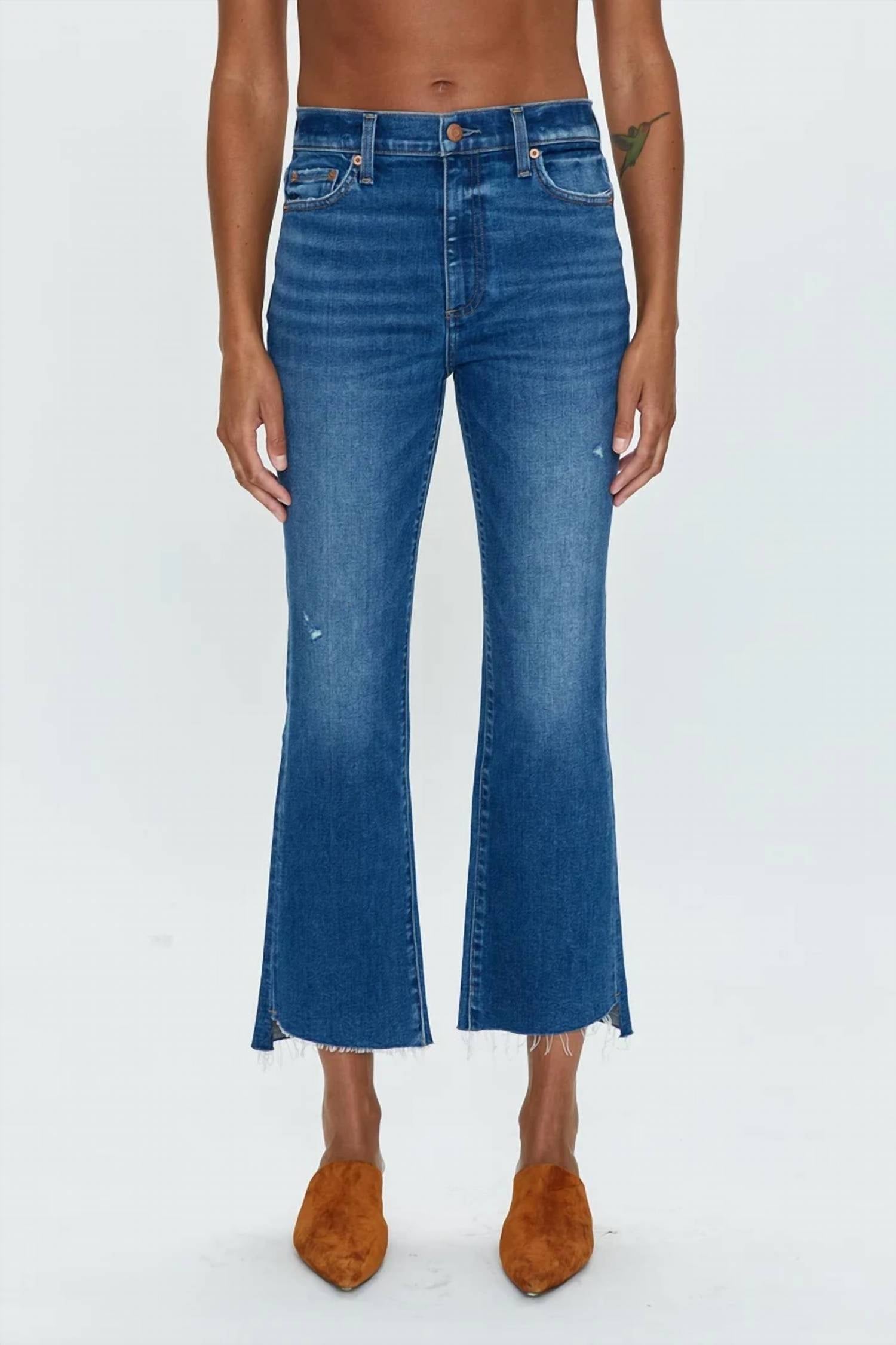 Pistola - Lennon High Rise Crop Bootcut Jeans