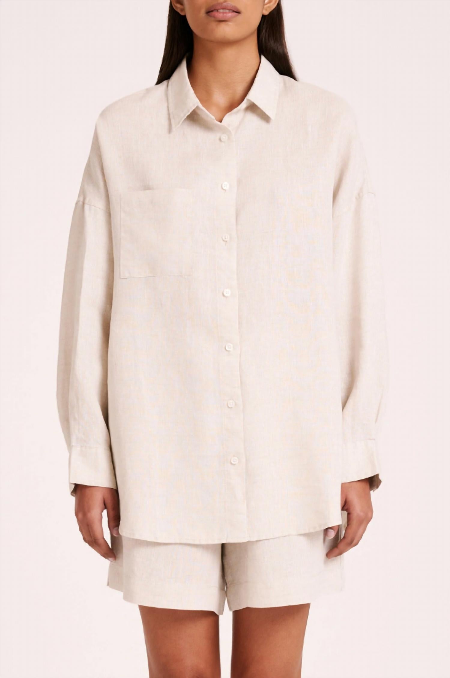 Nude Lucy - Lounge Heritage Linen Shirt