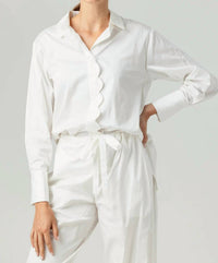 Sundays - Coral Button-front Shirt