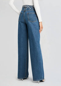 Retrofete - Jenna Crystal Wide Leg Jean