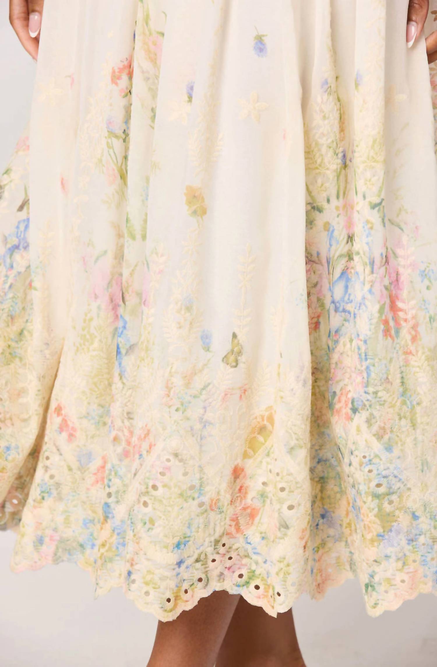 Astr - Pellagia Multi Floral Midi Dress