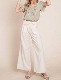 Heyson - Women's Salt & Sand Linen Pants