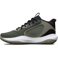 UNDER ARMOUR Men's Lockdown 6 Shoes in colorado sage grove green - men's sneaker - detail view