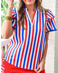 Jess Lea - Kennedy Flutter Sleeve Blouse