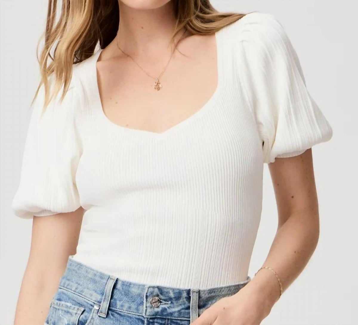 Paige - Maie Short Sleeve Sweater Top