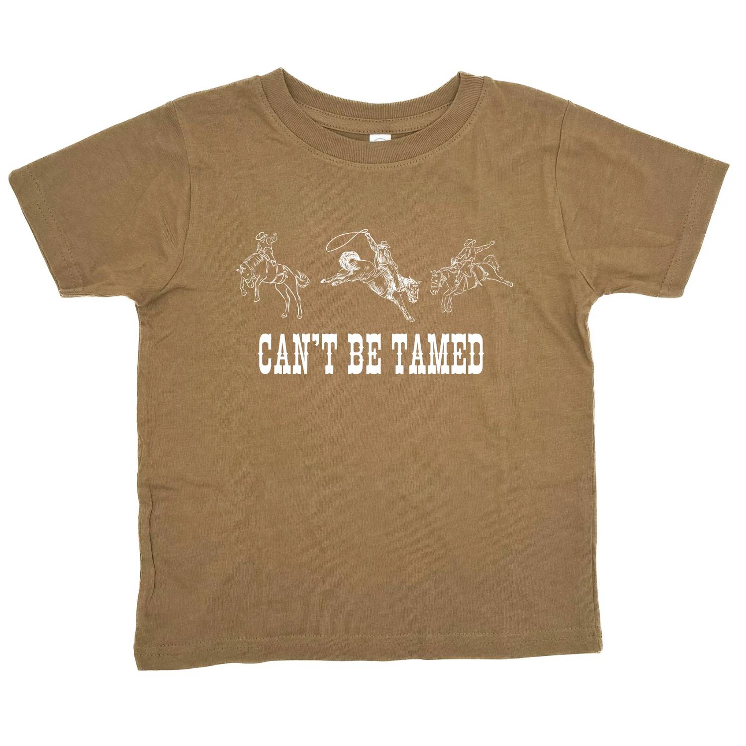 Sage & Soil - Toddler Can't Be Tamed Bucking Horse Tee