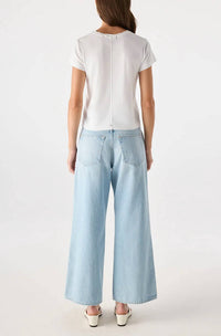 Amo Denim - Frida Cropped Wide Leg Jeans