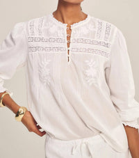 Velvet By Graham & Spencer - Cotton Lace Byrdie Top