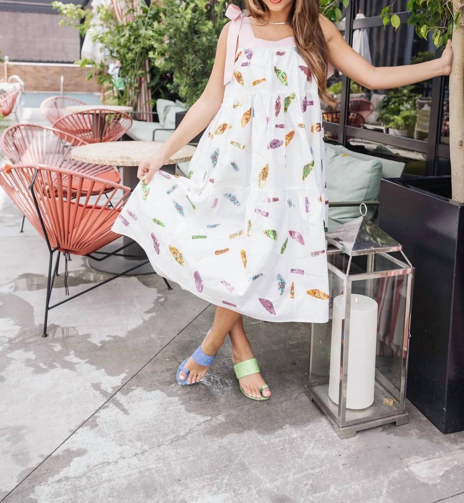 Queen Of Sparkles - Cocktail Umbrella Maxi Dress