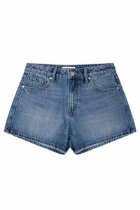 Bayeas - Mid Rise Rigid Denim Shorts