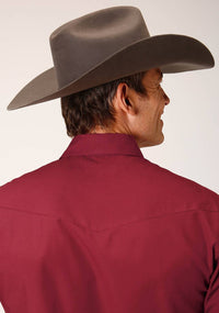 Roper - Men's Long Sleeve Snap Broadcloth Western Shirt