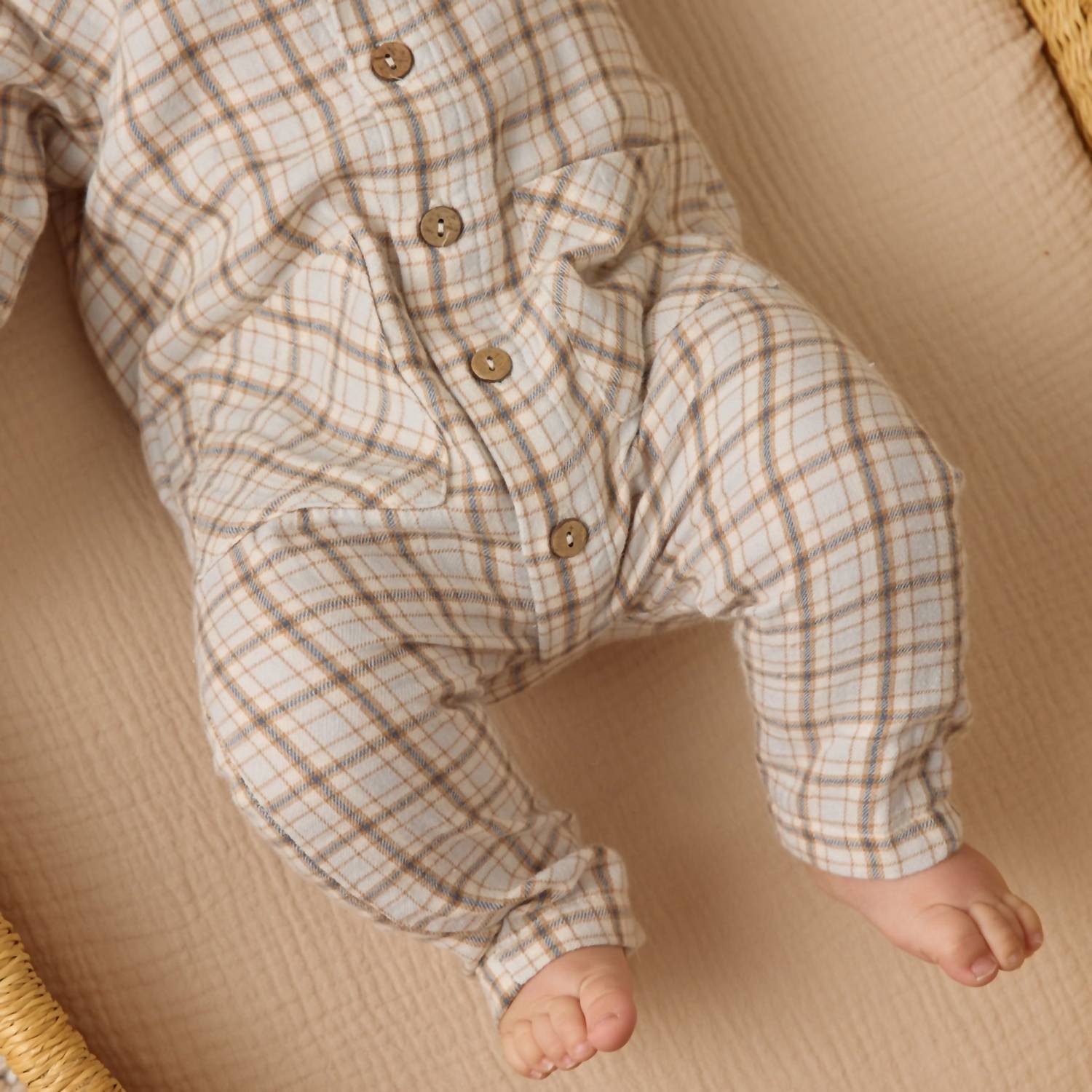 Quincy Mae - Boy's Pocketed Woven Jumpsuit