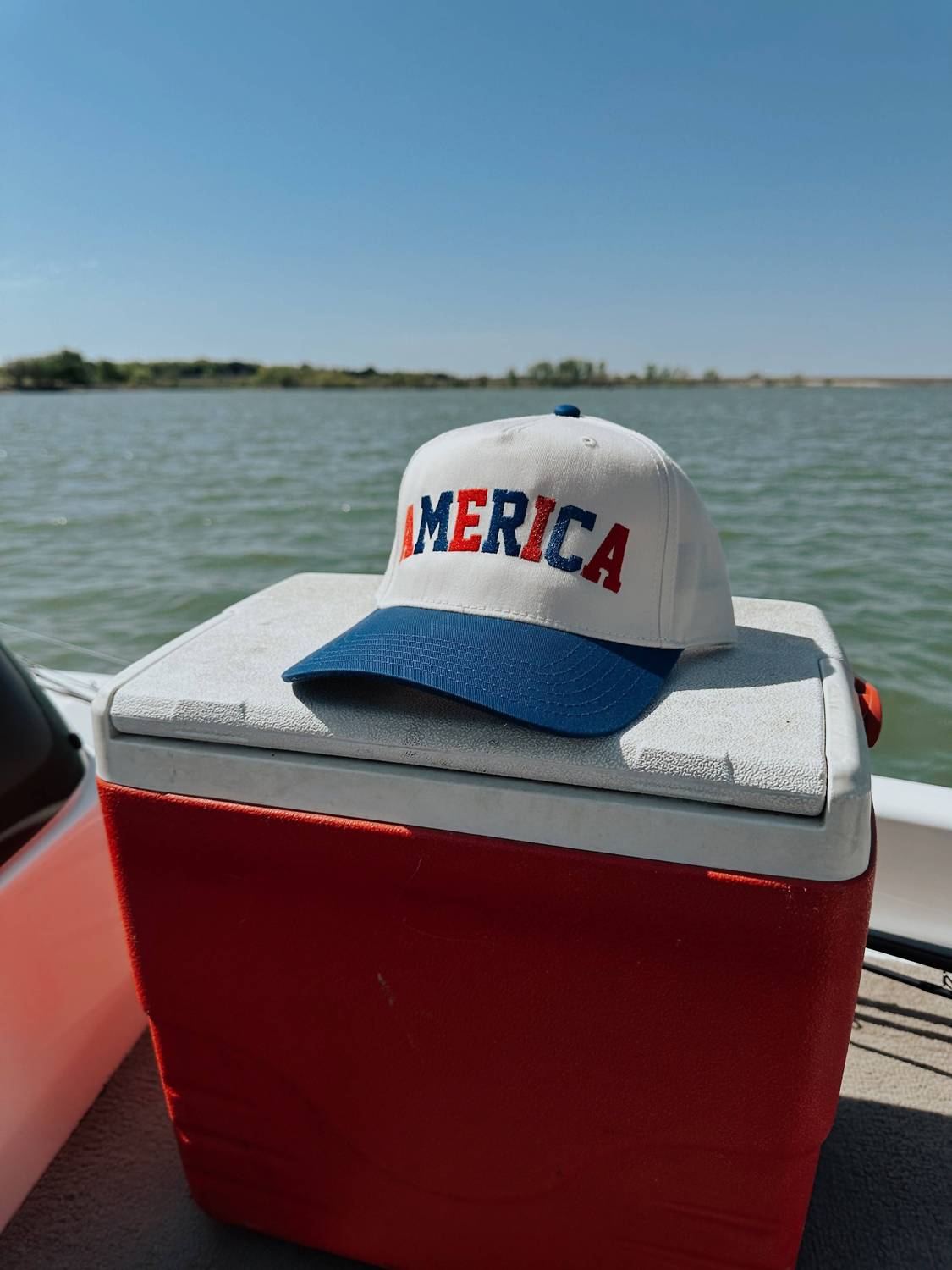 Grady Ln - America Embroidered Trucker Hat