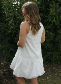 Mable - Mini Bubble Hem Dress