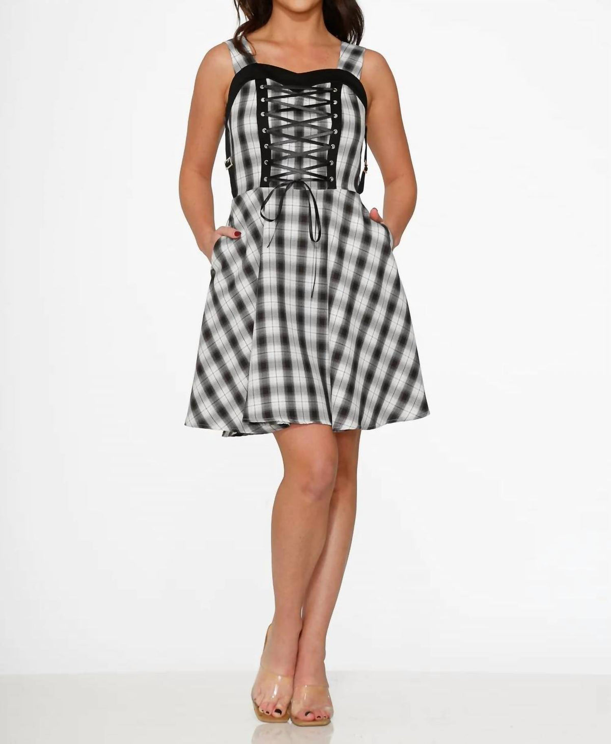 Orchid Bloom - Mini Cotton Swing Dress