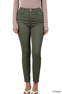 Zenana - High Rise Skinny Denim Pants