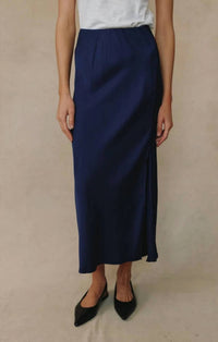 Bella Dahl - Side Slit Bias Maxi Skirt
