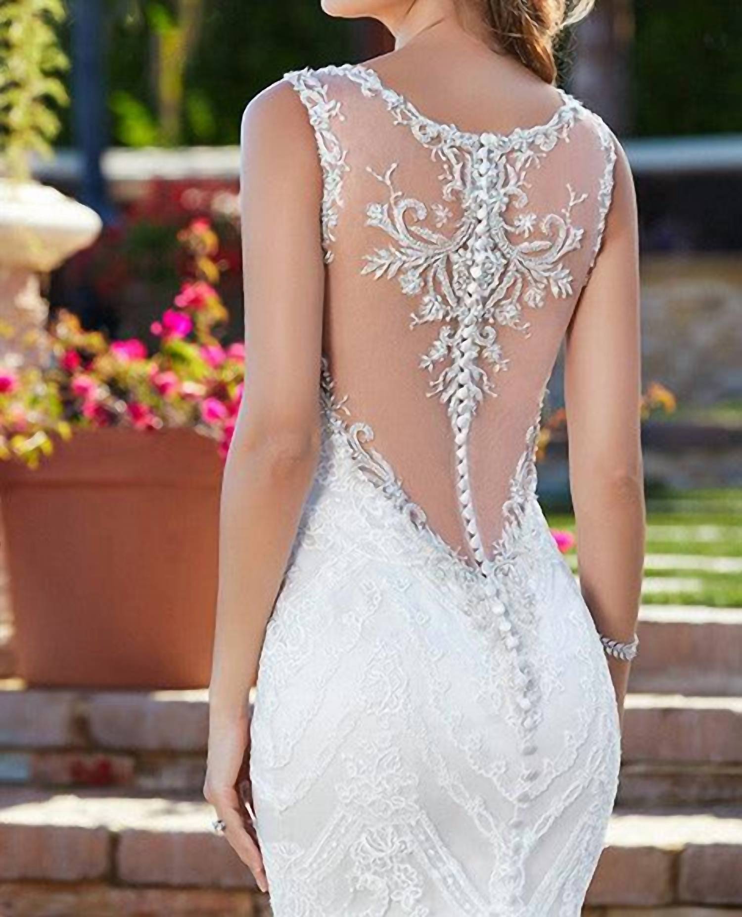 Kitty Chen Couture - Rihanna Tiered Lace Dress