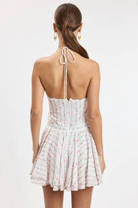 Sky To Moon - Breezy Bloom Halter Sundress