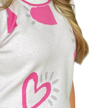 Fate - Heart Short Sleeve Sweater Top