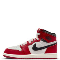 Air Jordan Preschool 1 Retro High Og Sneakers in red black white - kids' sneaker