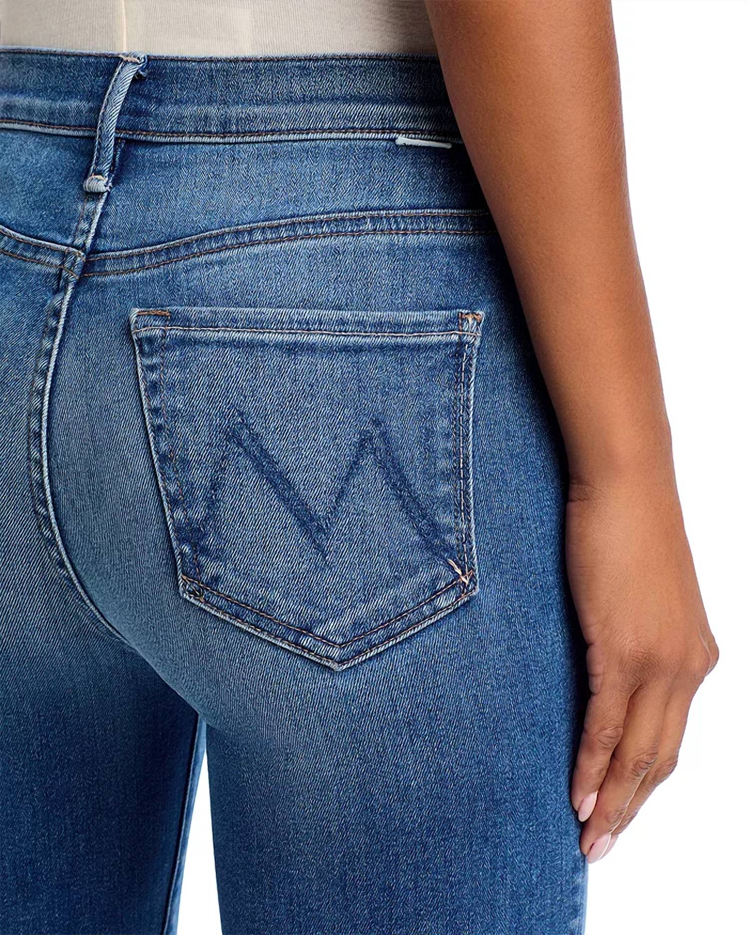Mother - Stunner Bunny Snip High Rise Cropped Jeans