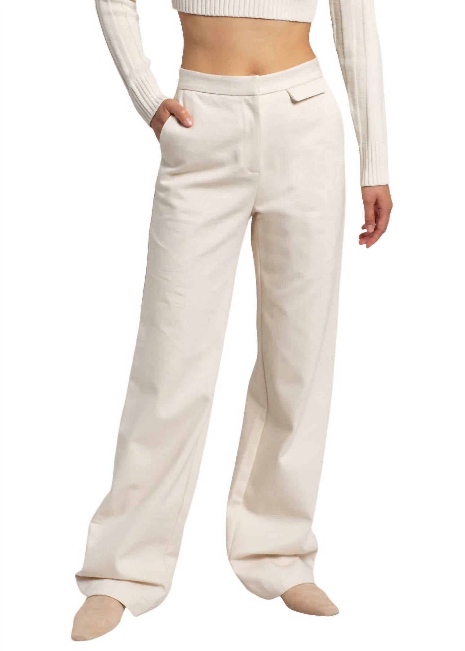 Matin - HIGH RISE SLIM PANTS