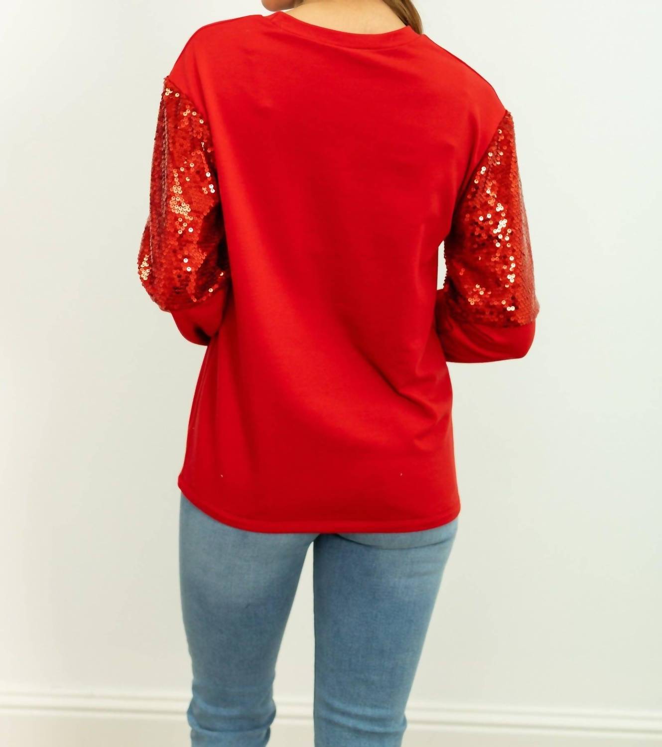 Southern Grace - Light Weight Sequins Sweatshirt