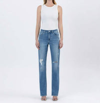 Vervet By Flying Monkey - High Rise Straight Leg Jeans