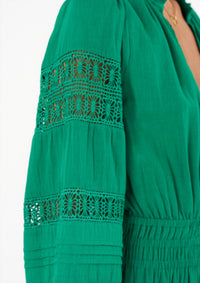 M.A.B.E. - Loretta V-neck Midi Dress