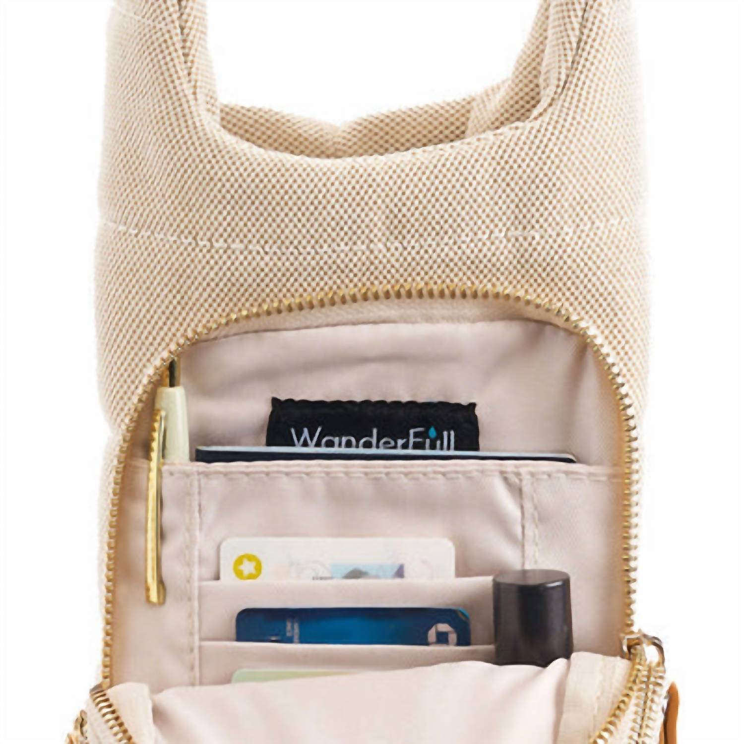 Wanderfull - Women's Canvas And Vegan Leather Strap Hydrobag