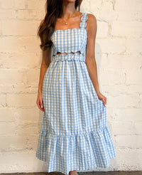 Day + Moon - Spring Scallop Detailed Dress