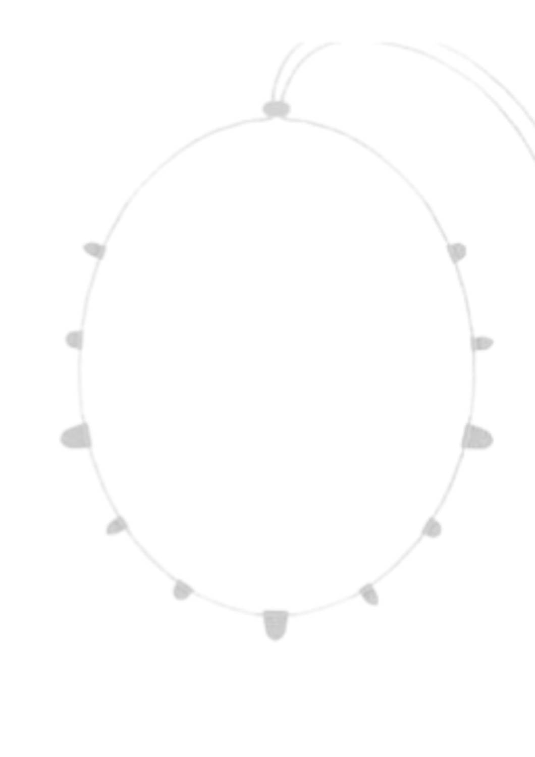 Kendra Scott Women's Adeline Strand Rhodium Metal Necklace in silver - women's jewelry - alternate view