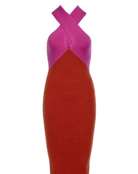 LE SUPERBE Women's Dragon Fruit Dress in red - women's dress - alternate view