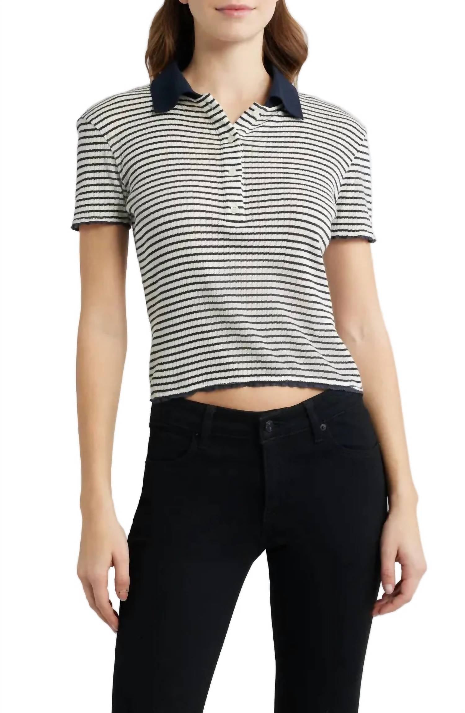 Frame - THE POINTELLE POLO
