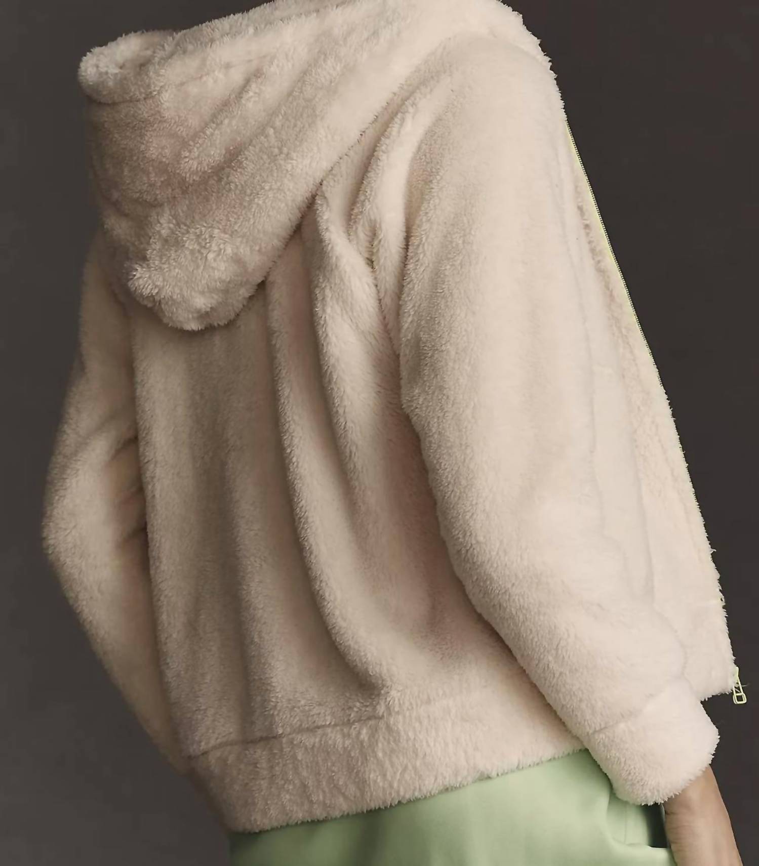 The Faux Fur Zip Hoodie