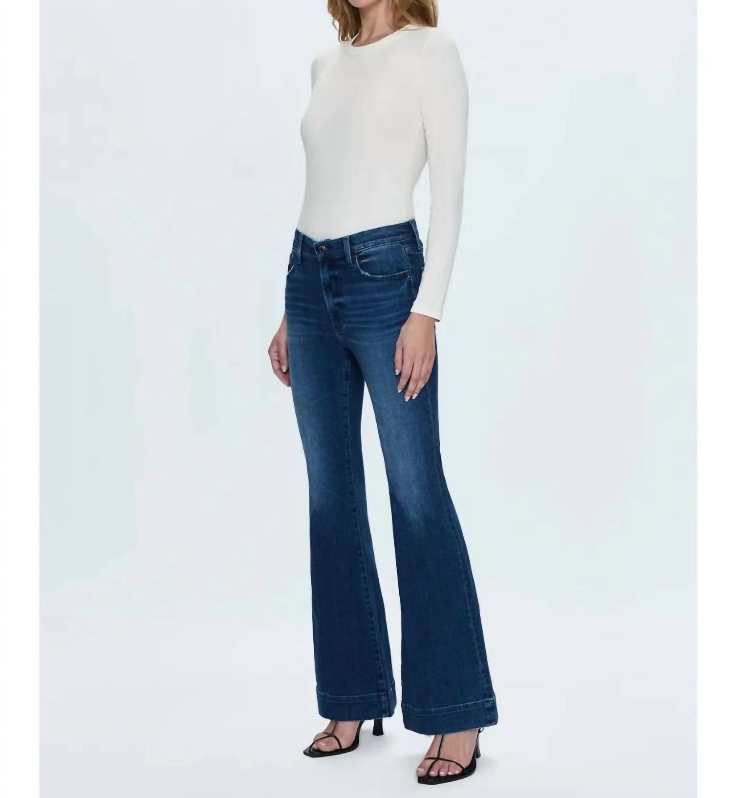 Pistola - Denim Kinsley Mid-rise Ultra Flare Jean