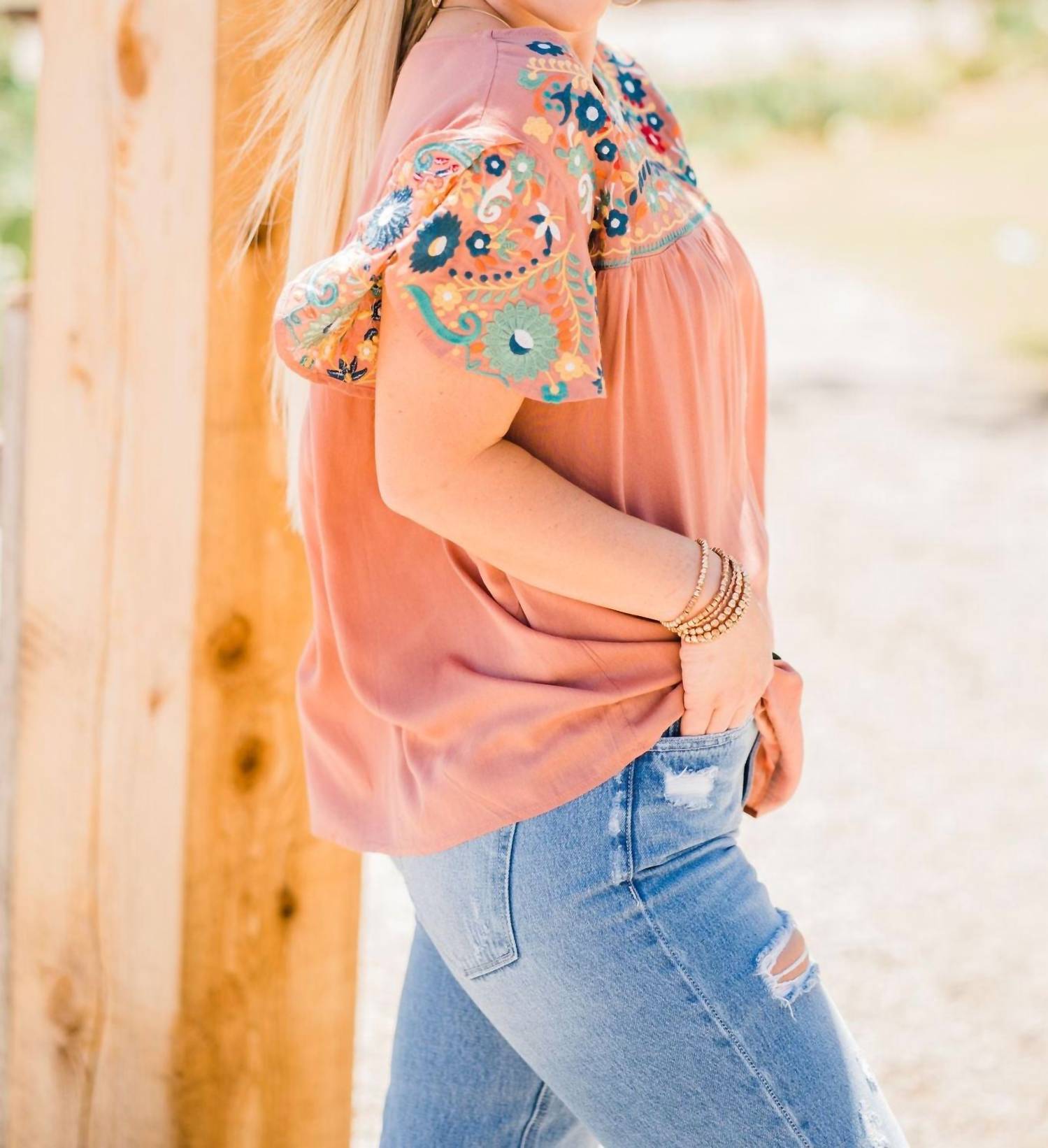 Layerz Clothing - Surie Embroidered Top
